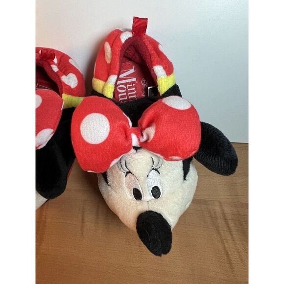 Minnie Mouse Disney Toddler Girls House Slipper Size 5/6 - Picture 3 of 7